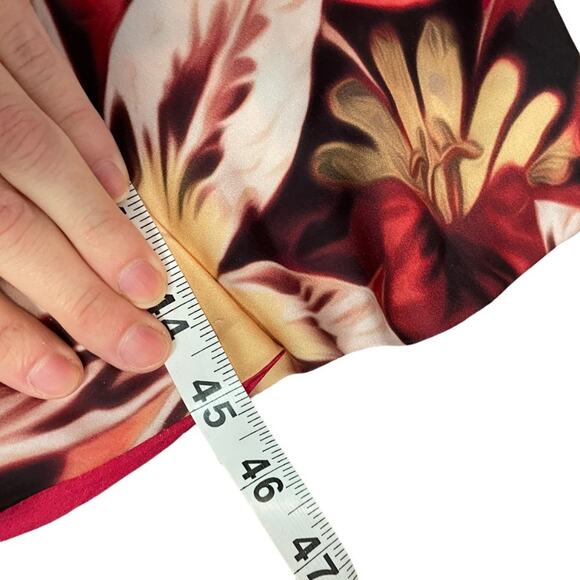 PatBO Asymmetric Pink Tropical Floral Dress - Picture 8 of 9